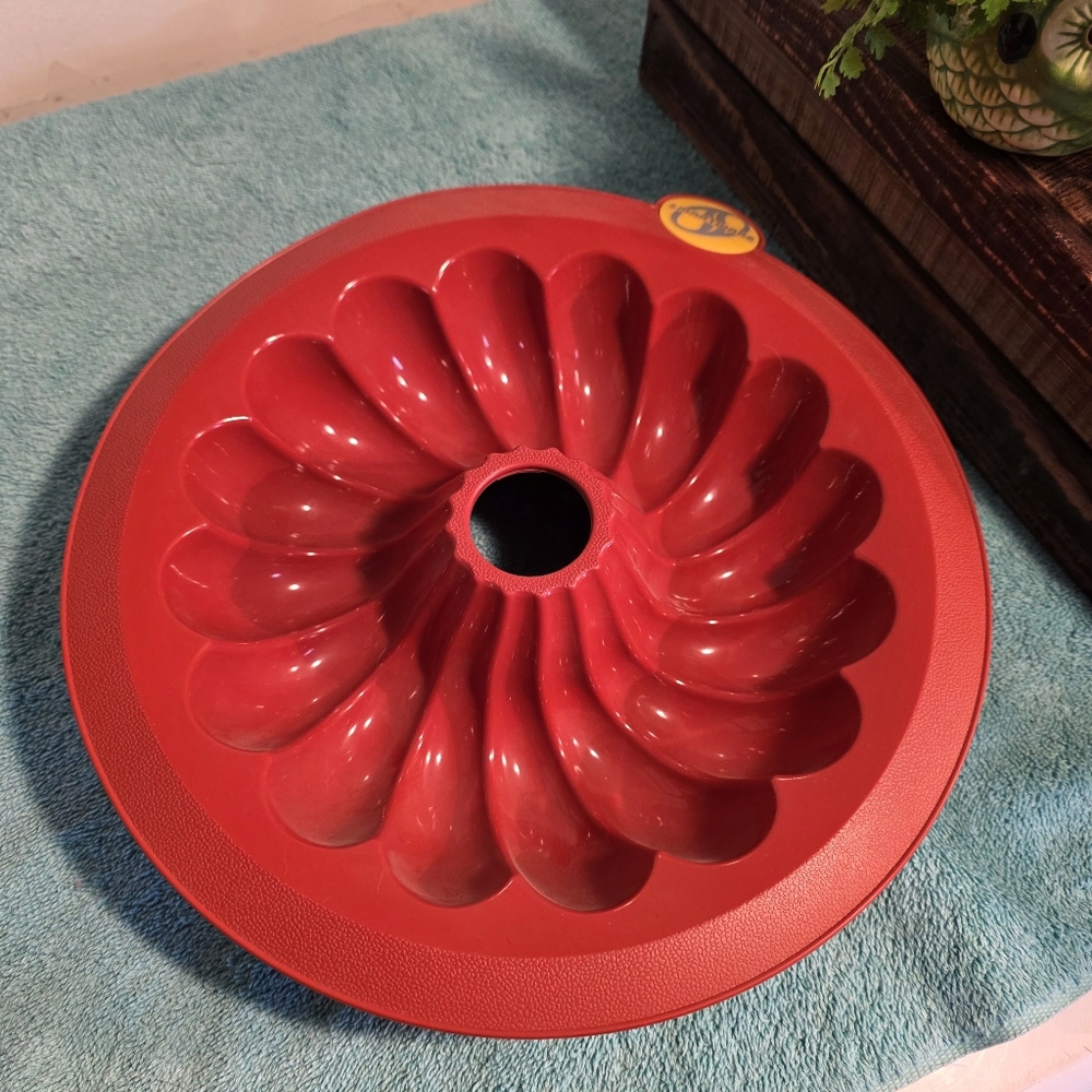 Smartware Jello Mold, Silicone Easy Release, Orange, Non Stick